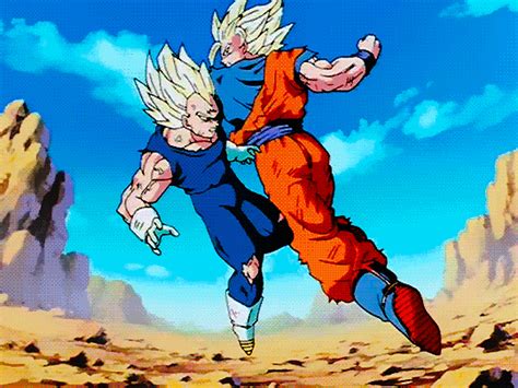 dbz gif|dbz fighting gif.